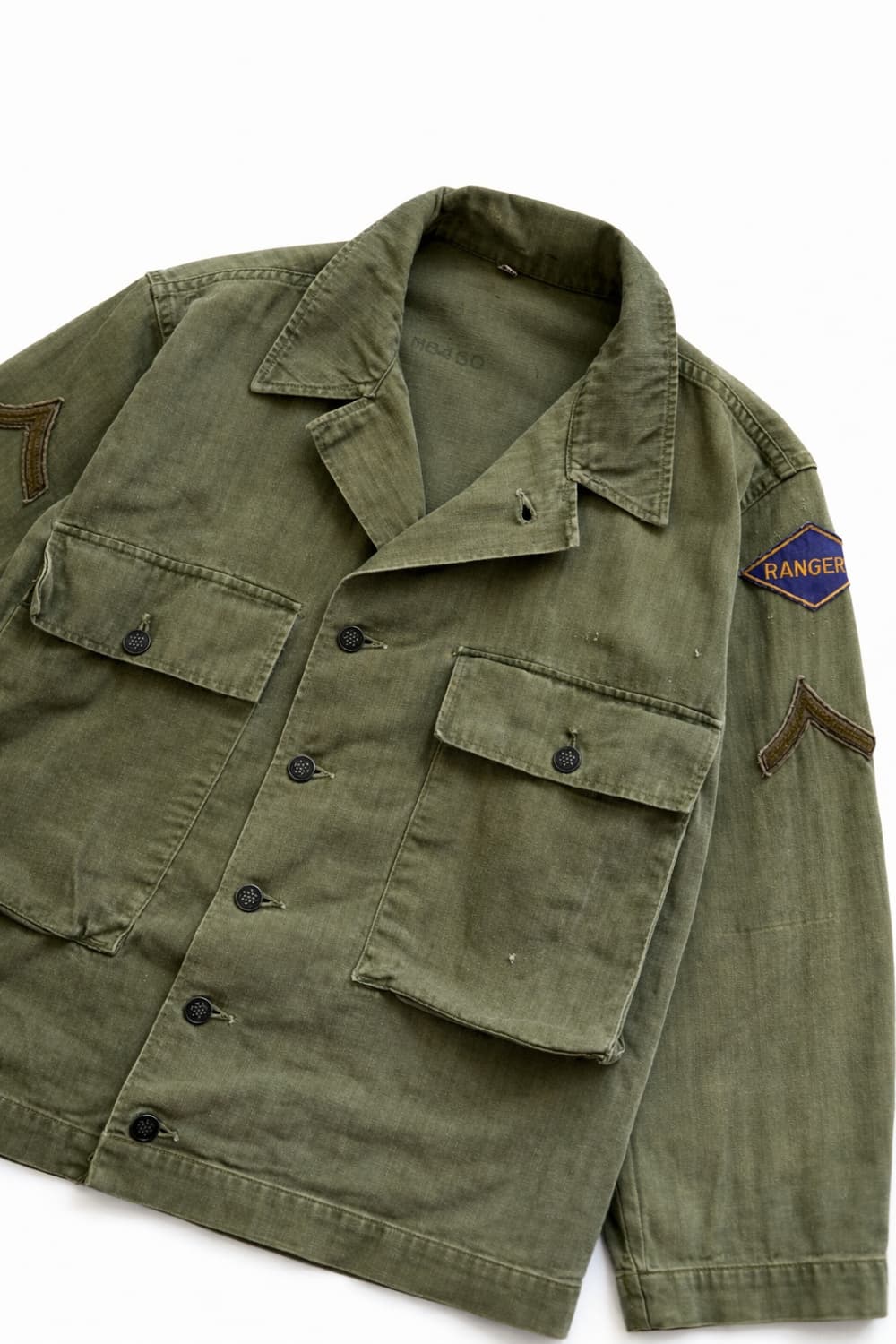 40s WW2 미군 M-43 HBT 셔츠 38R 상품이미지2