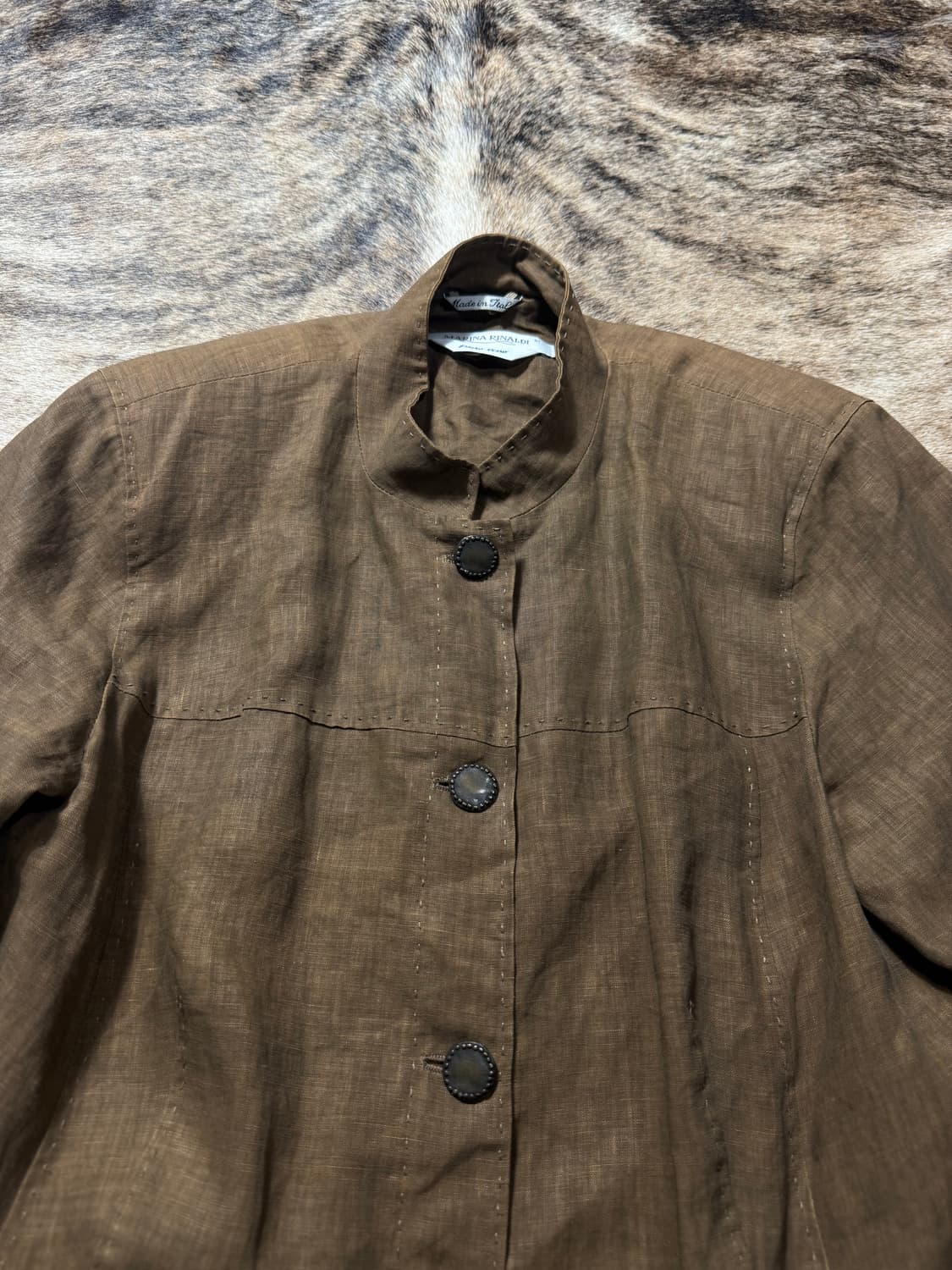 MARINA RINALDI Linen Jacket 상품이미지3