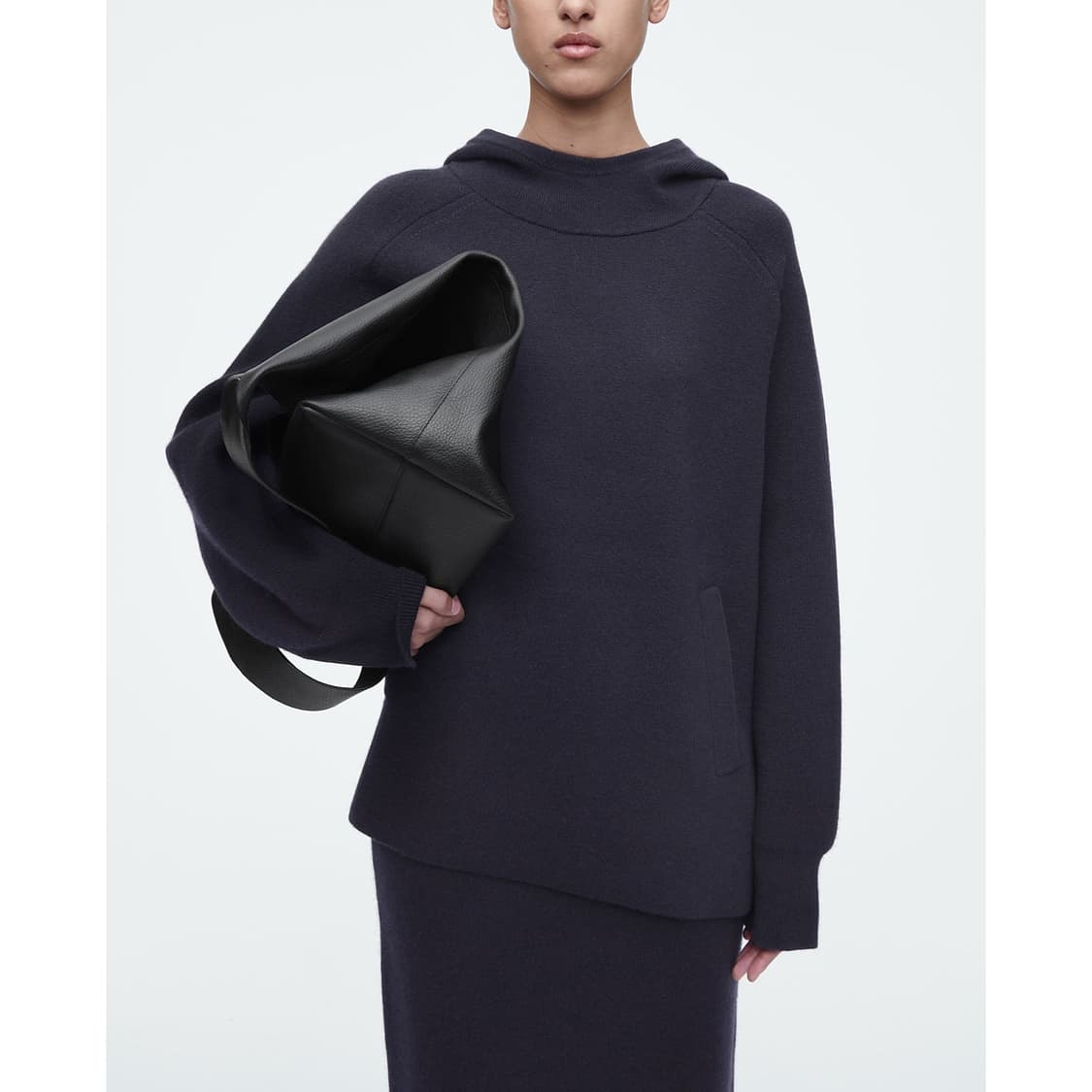 코스 COS 신상 더블페이스 니트 울 후디 상품이미지1