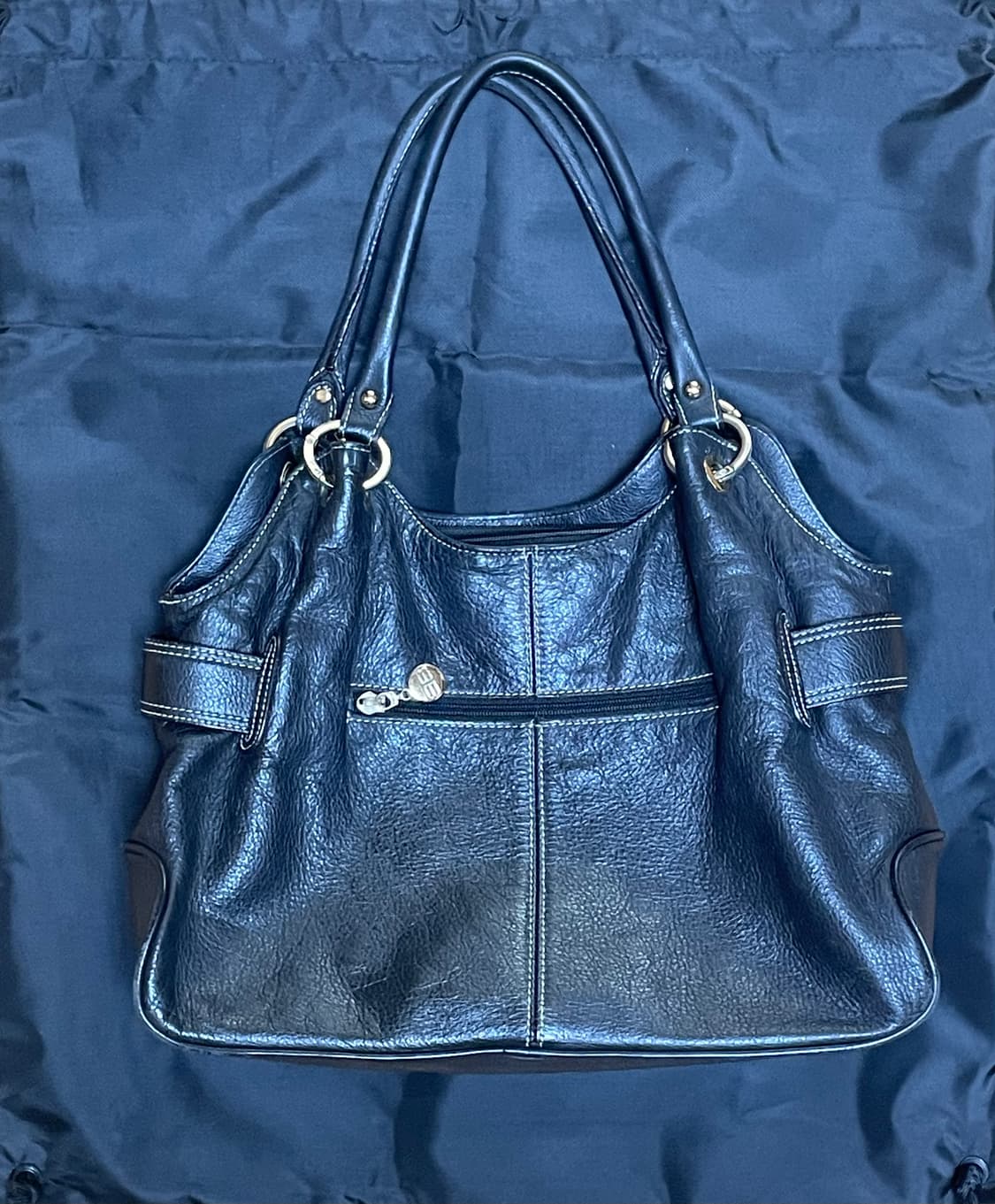 발렌시아가 테슬 레더 숄더백 상품이미지4