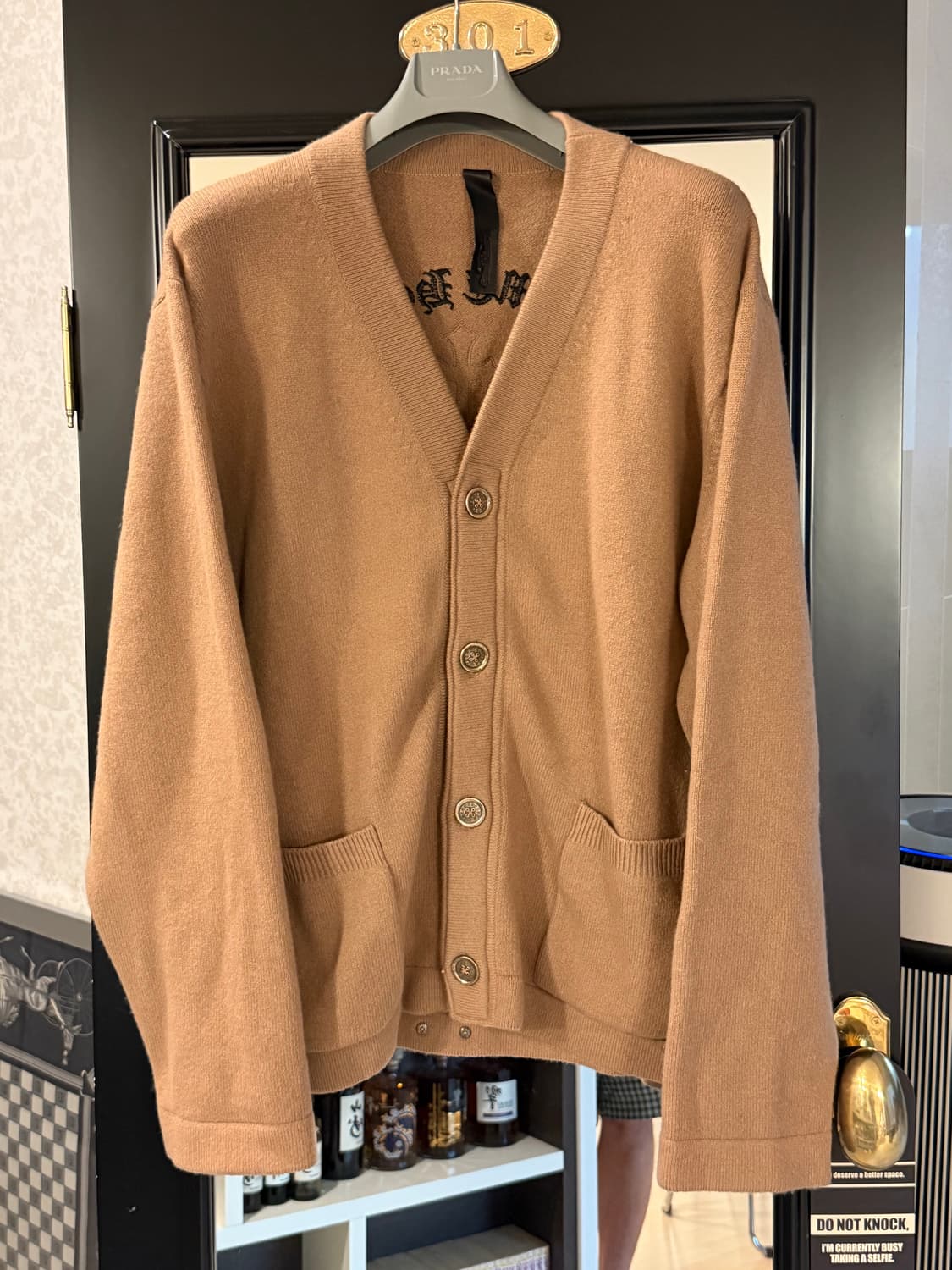 크롬하츠 세메터리 캐시미어 가디건 XL 상품이미지1