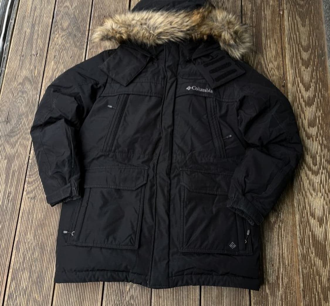 컬럼비아 라쿤 오리털 덕다운 투웨이 패딩 100/L 상품이미지1