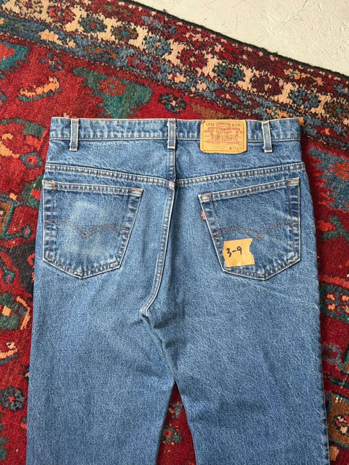 80's USA 빈티지 리바이스 517 오렌지탭 부츠컷 체인스티치 상품이미지6
