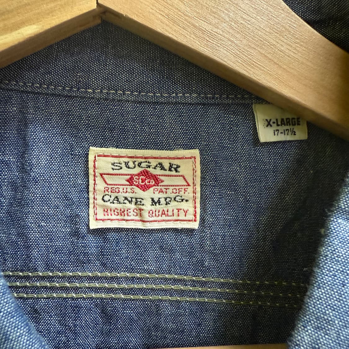 [XL] 슈가케인 샴브레이 셔츠 상품이미지2