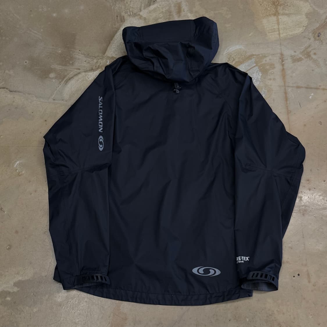 M 살로몬 고어텍스 블랙 후드 바람막이  상품이미지3