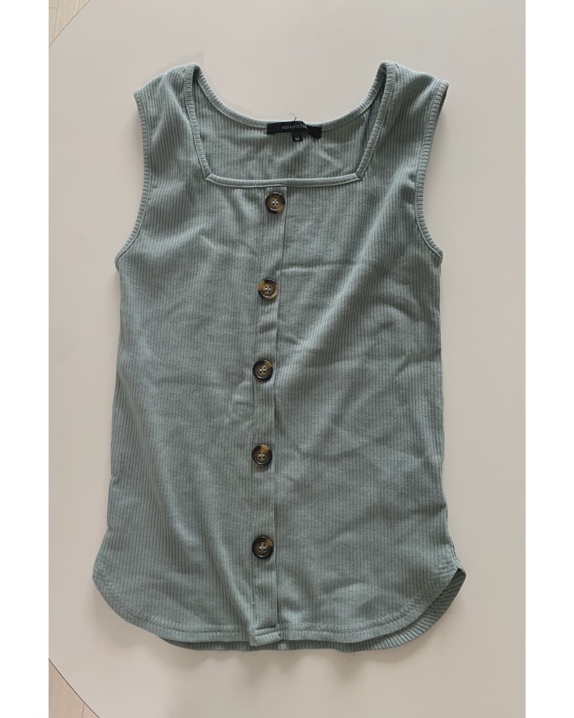 AQUA HISTORY sleeveless top 일본빈티지 민소매 나시 상품이미지1