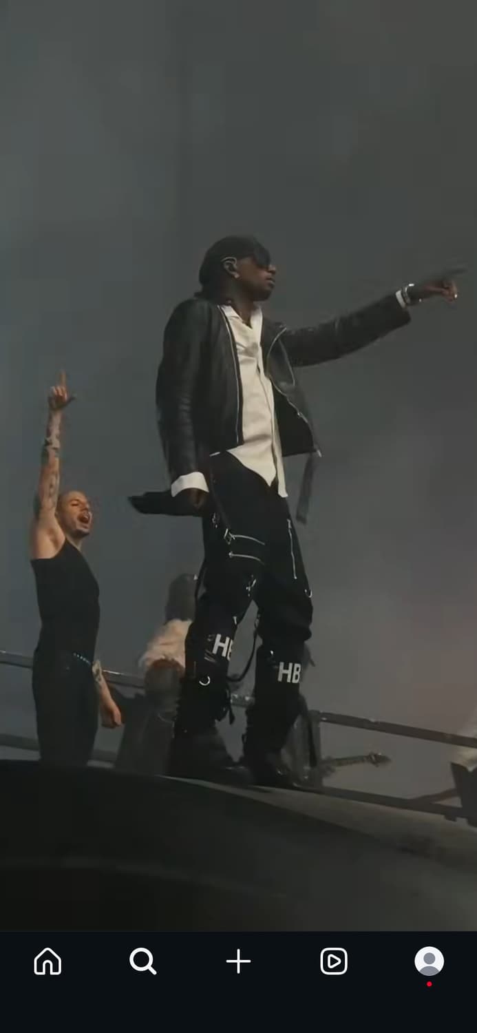 후드바이에어 본디지 팬츠 국문탭 카티착용 상품이미지6