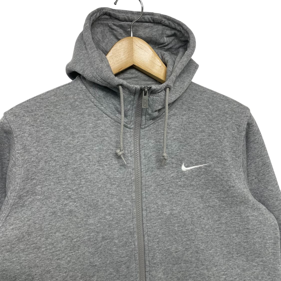 나이키 스우시 미니멀 후드집업 그레이 상품이미지2