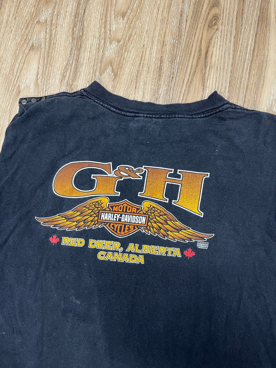90s 할리 데이비슨 폴라베어 슬리브리스 티셔츠 상품이미지7