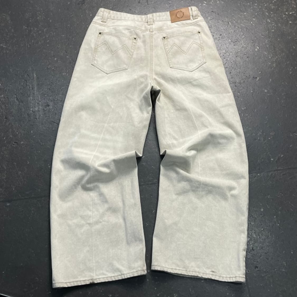 100 마뗑킴 와이드 데님팬츠  상품이미지5