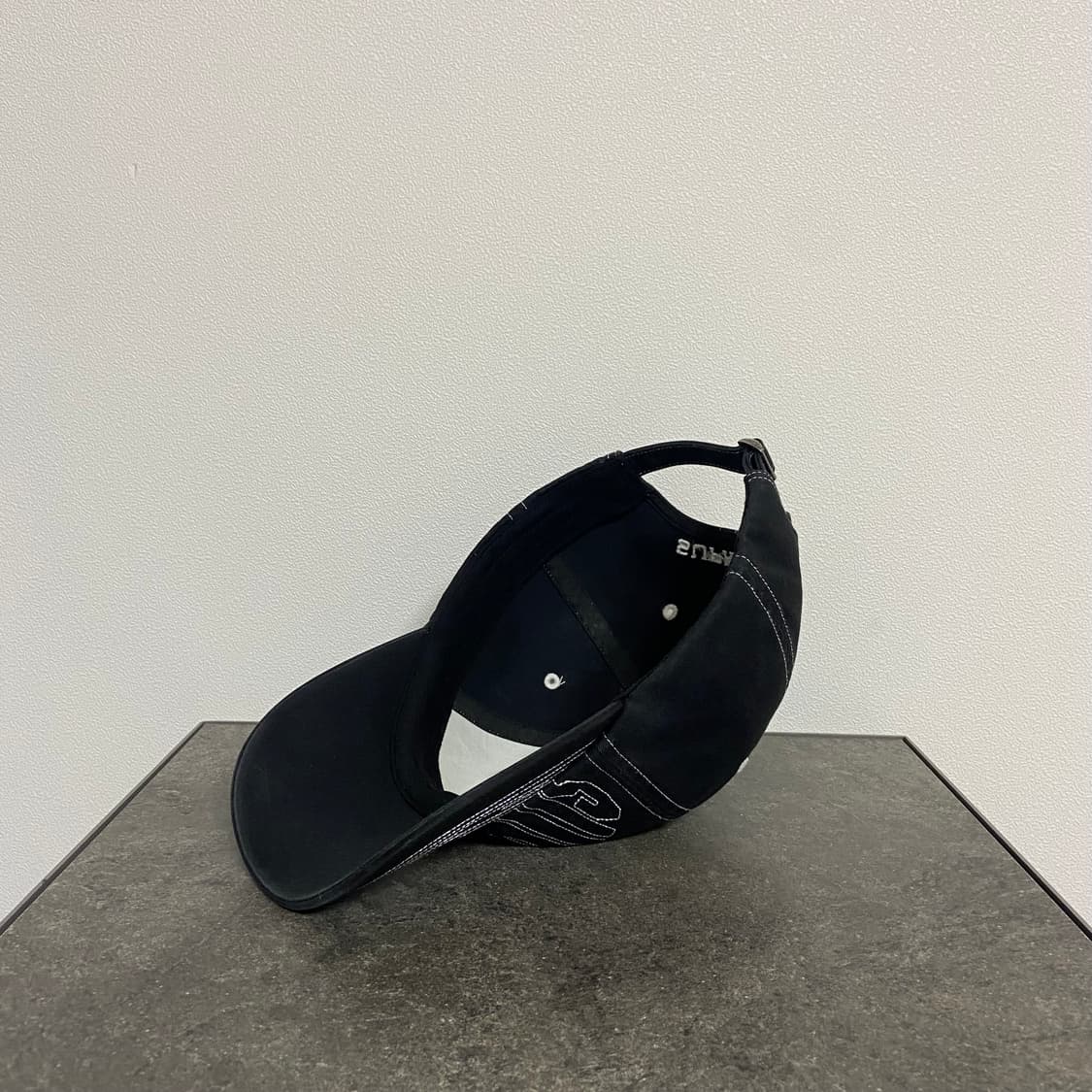 (OS) 슈프림 6패널 볼캡 모자 23SS 바이저 스티치 블랙 상품이미지7