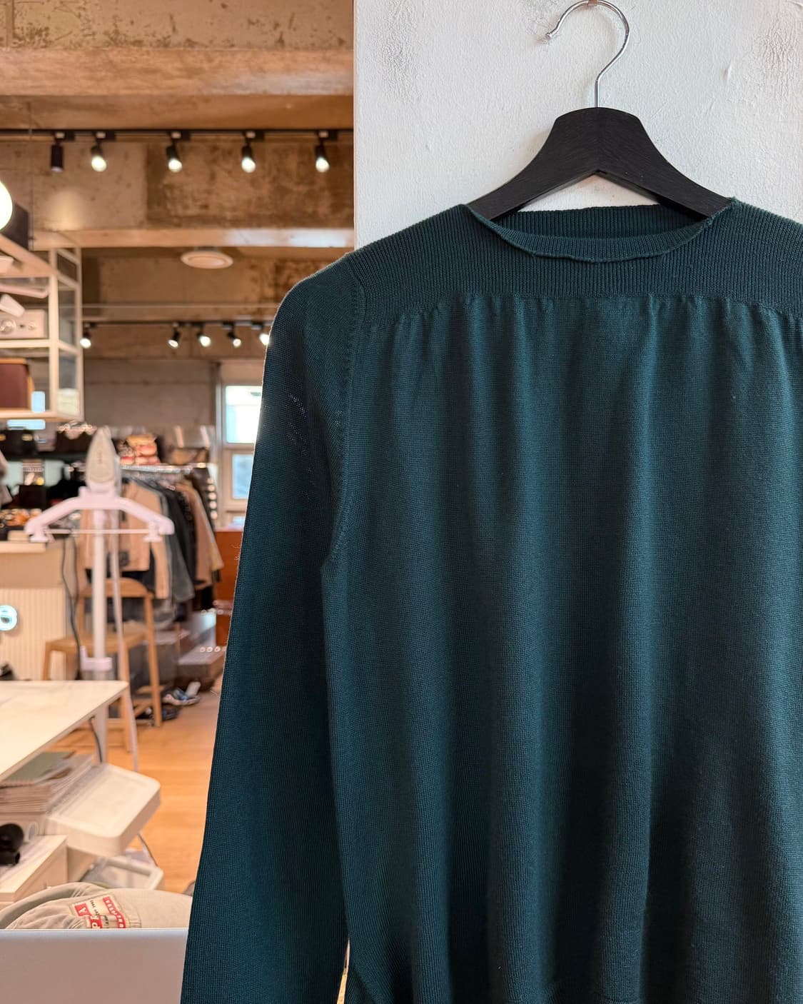 mm6 그린 레이어드 울 니트  상품이미지4