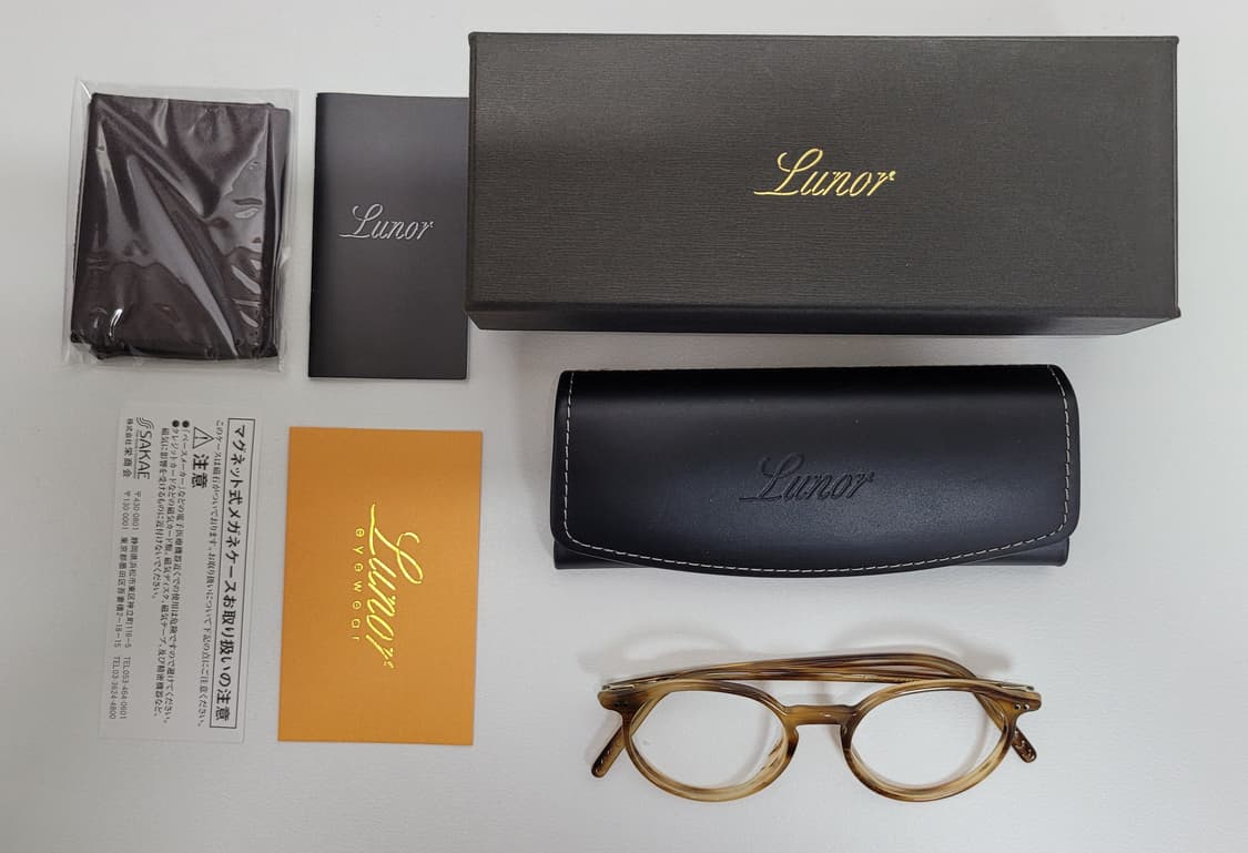 LUNOR 르노 코리안 핏 안경테 카멜색 A5 Mod 231 KR col 상품이미지1