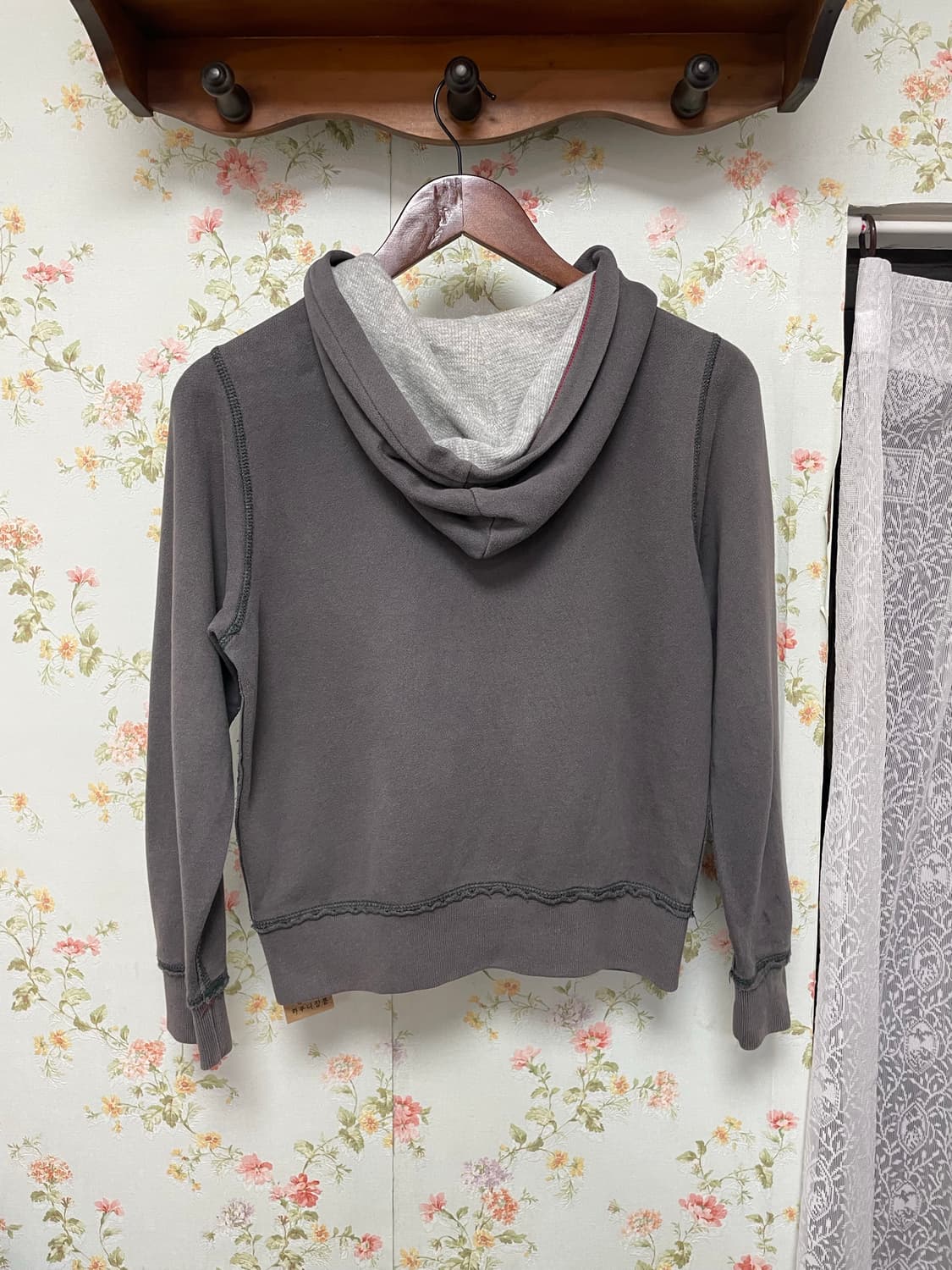 빈티지 그레이 후드집업 상품이미지2