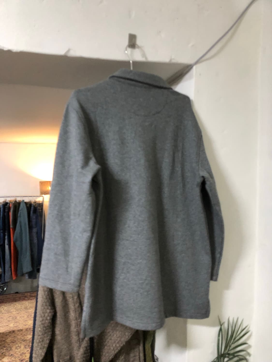 Us polo 블루 로고 그레이 맨투맨 상품이미지2