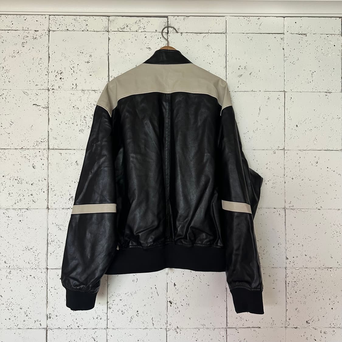 L 키뮤어 인조 가죽 자켓 상품이미지6