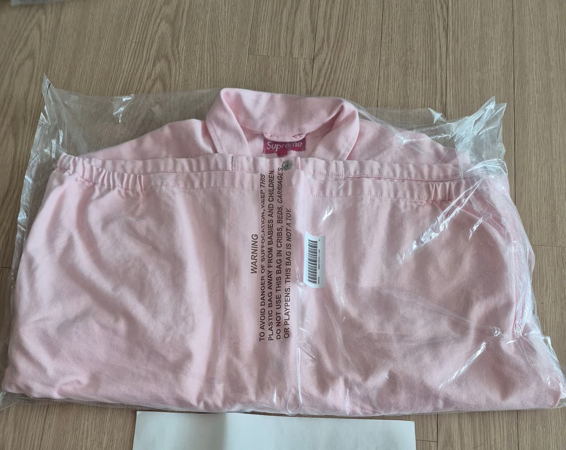 [XL]슈프림 아크 데님 코치 자켓 라이트 핑크 - 25SS 상품이미지2