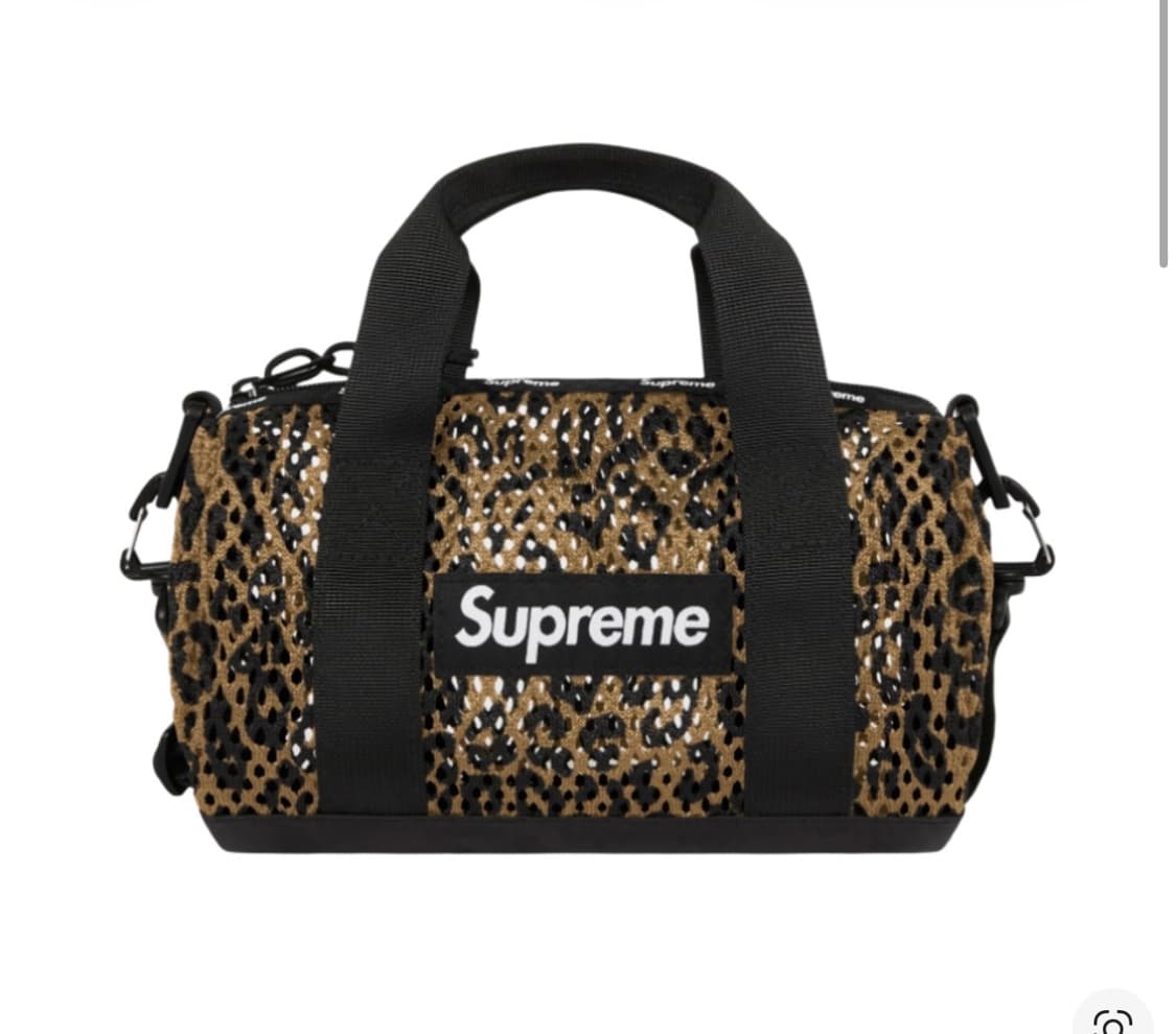슈프림 메쉬 미니 더플백 레오파드 상품이미지1