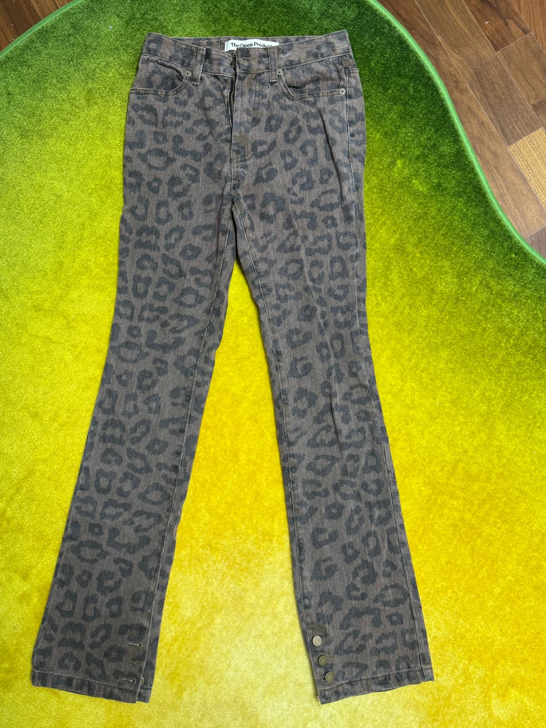 TheOpen Product 레오파드 부츠컷 데님 S 상품이미지4