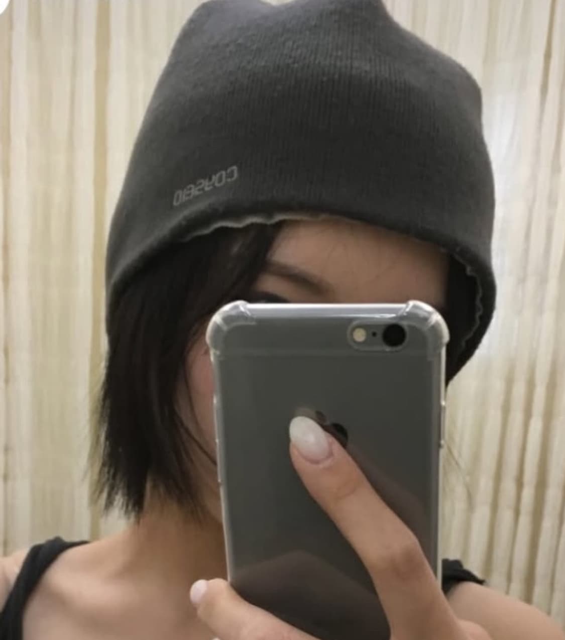 코이세이오 DUAL SIMPLE BEANIE CHARCOAL 비니 상품이미지2