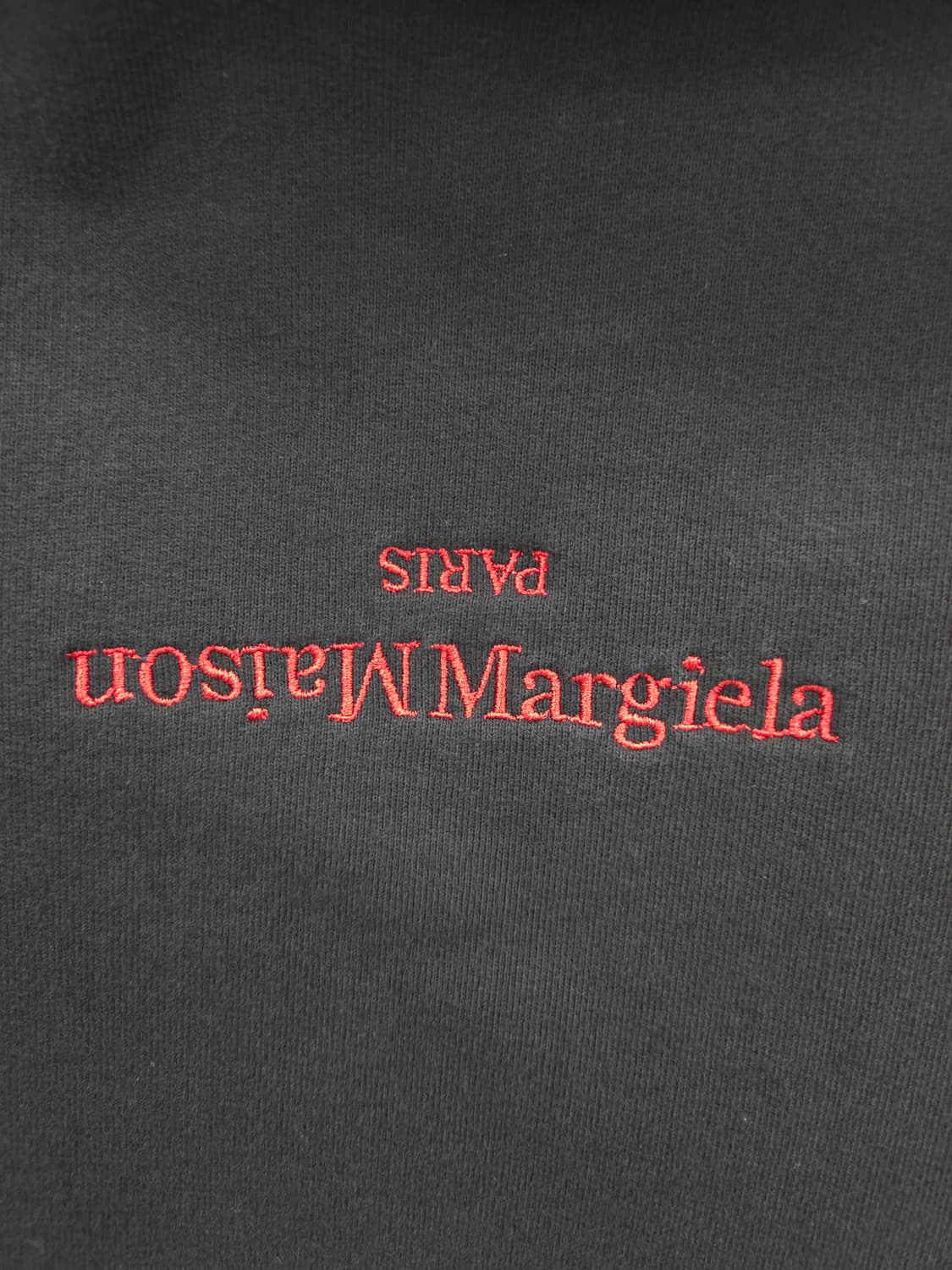 54사이즈 메종 마르지엘라 리버스 블랙 후드티 상품이미지3