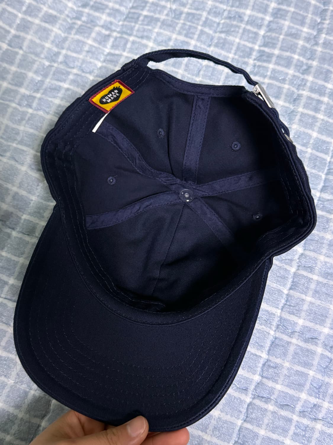 휴먼 메이드 6 패널 트윌 캡 네이비 모자 상품이미지4