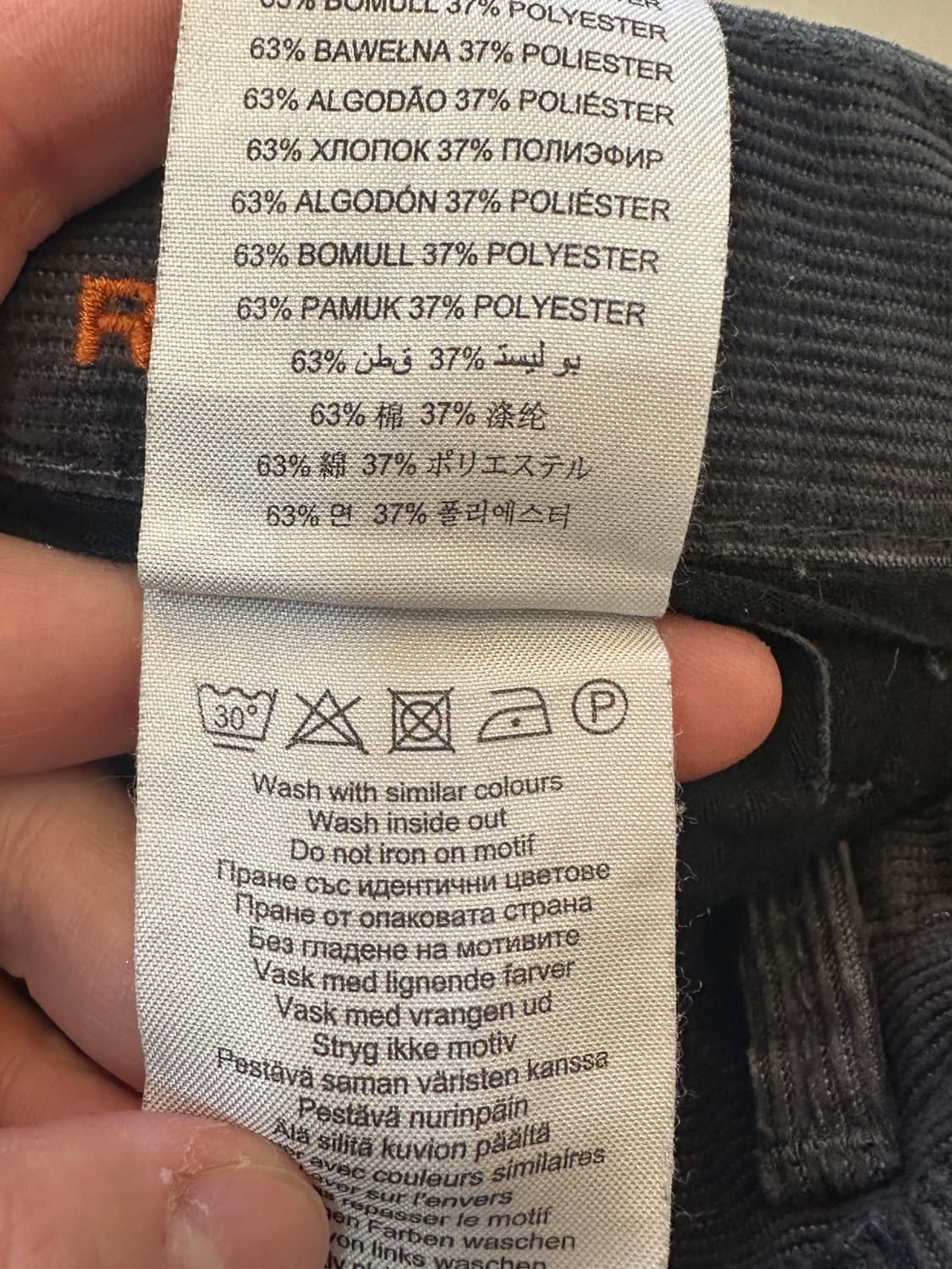 34) 벤 셔먼 인디고 네이비 코듀로이 팬츠 상품이미지7