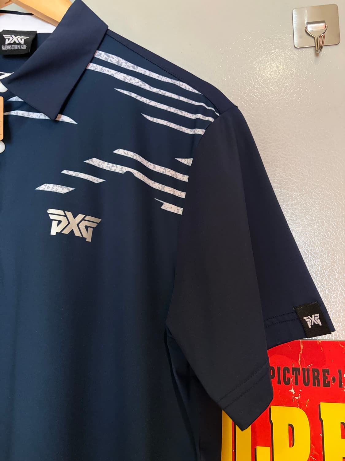pxg 로고 기능성 카라 반팔티셔츠 상품이미지2