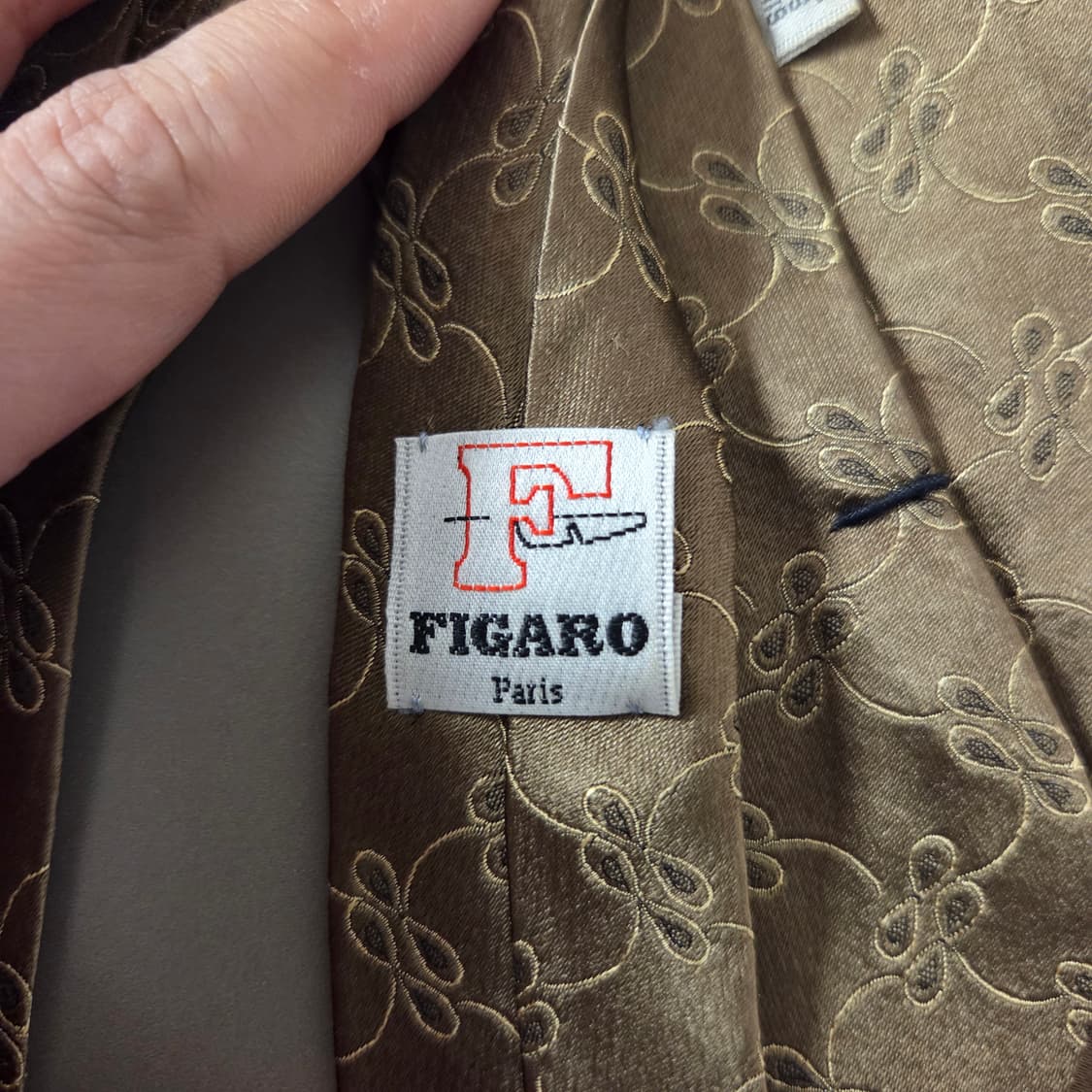Figaro 재팬 실크 빈티지 넥타이 상품이미지6