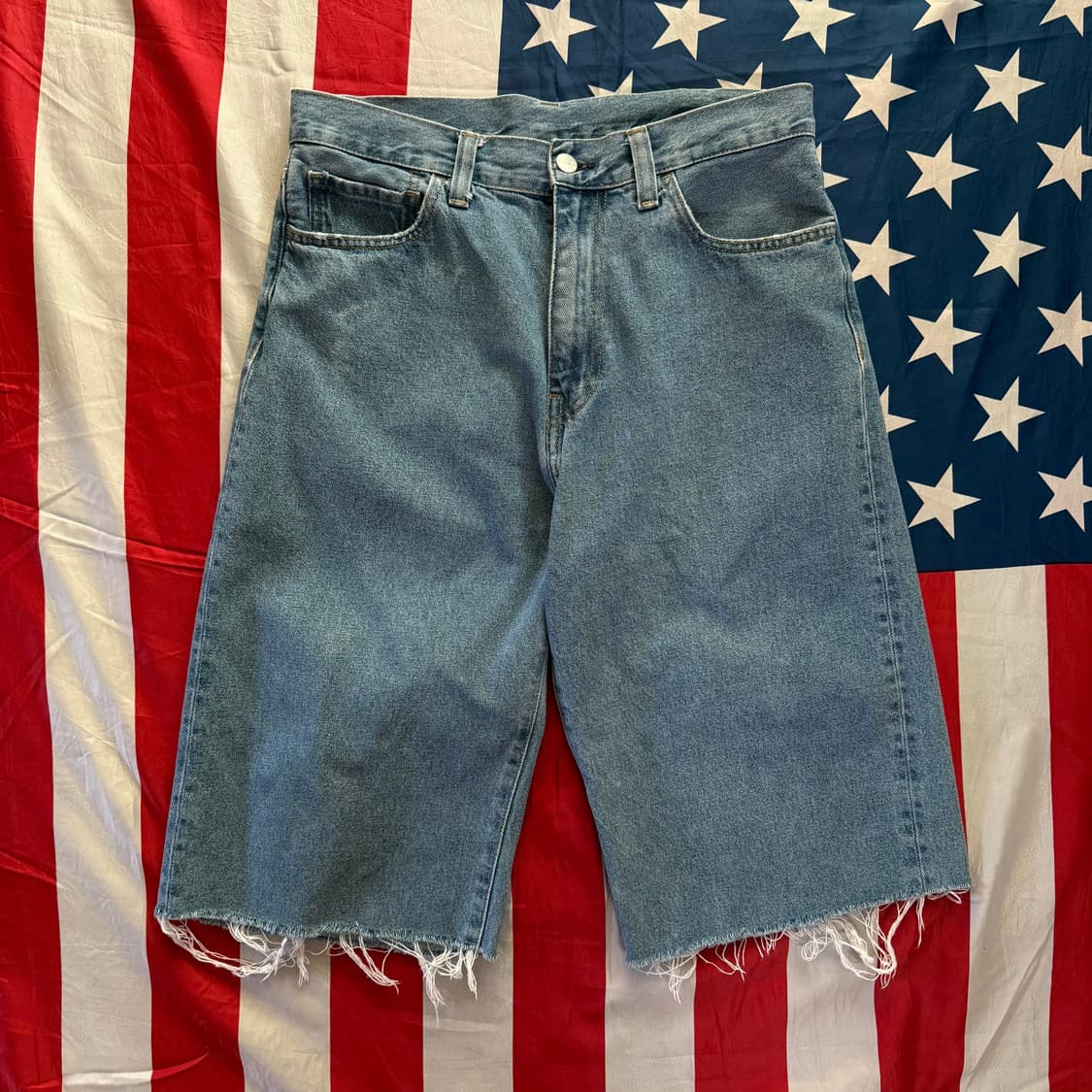 [Carhartt] 칼하트 데님 컷오프 반바지 c-17 상품이미지1