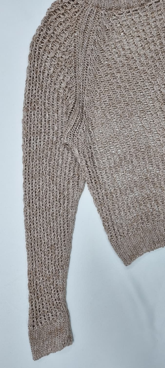 오브네어 OVNEIR 루즈핏 린넨 니트 Free _ 여성 상품이미지3