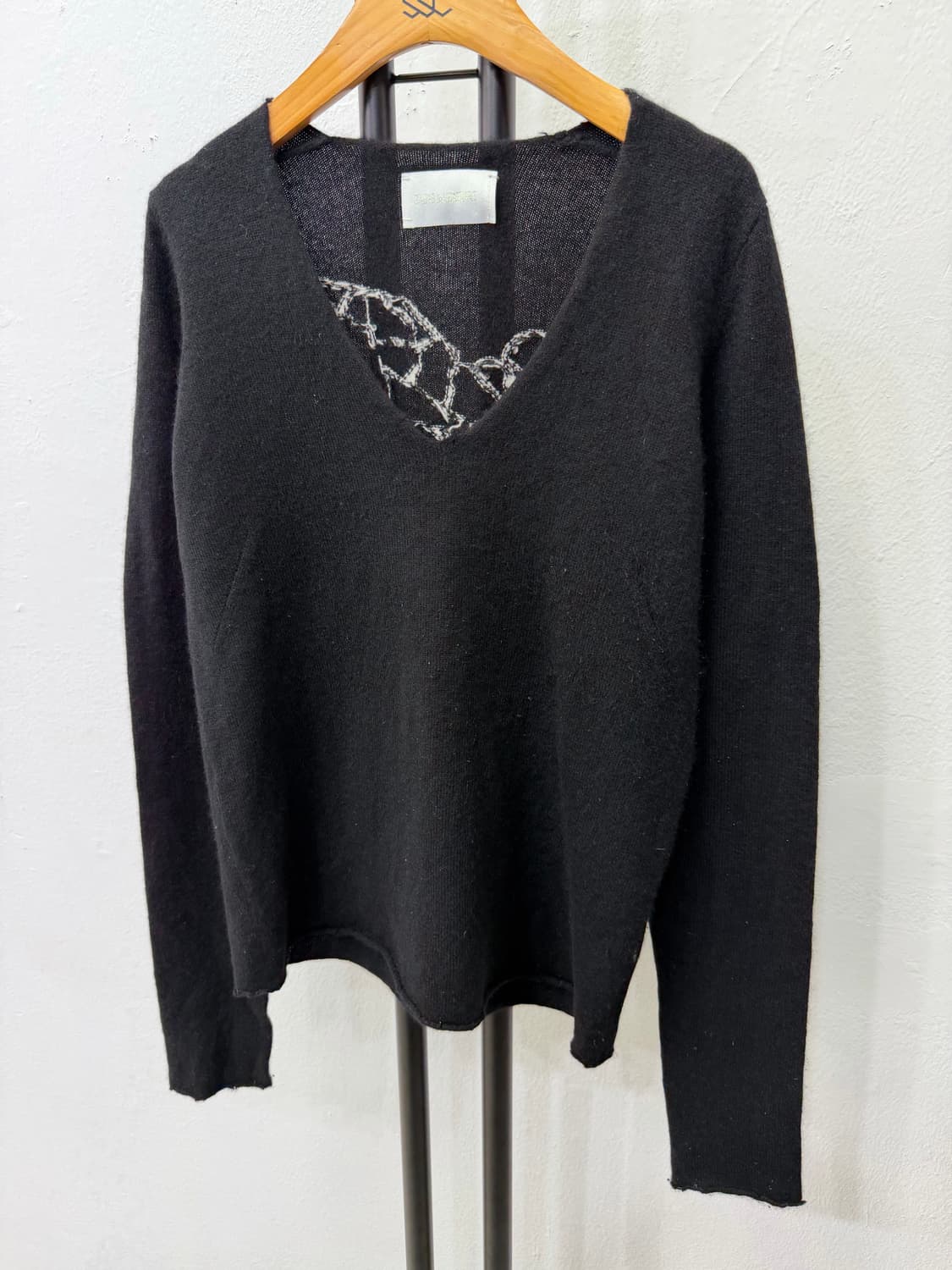 정품) 쟈딕앤볼테르 캐시미어100 여성니트 S   상품이미지3