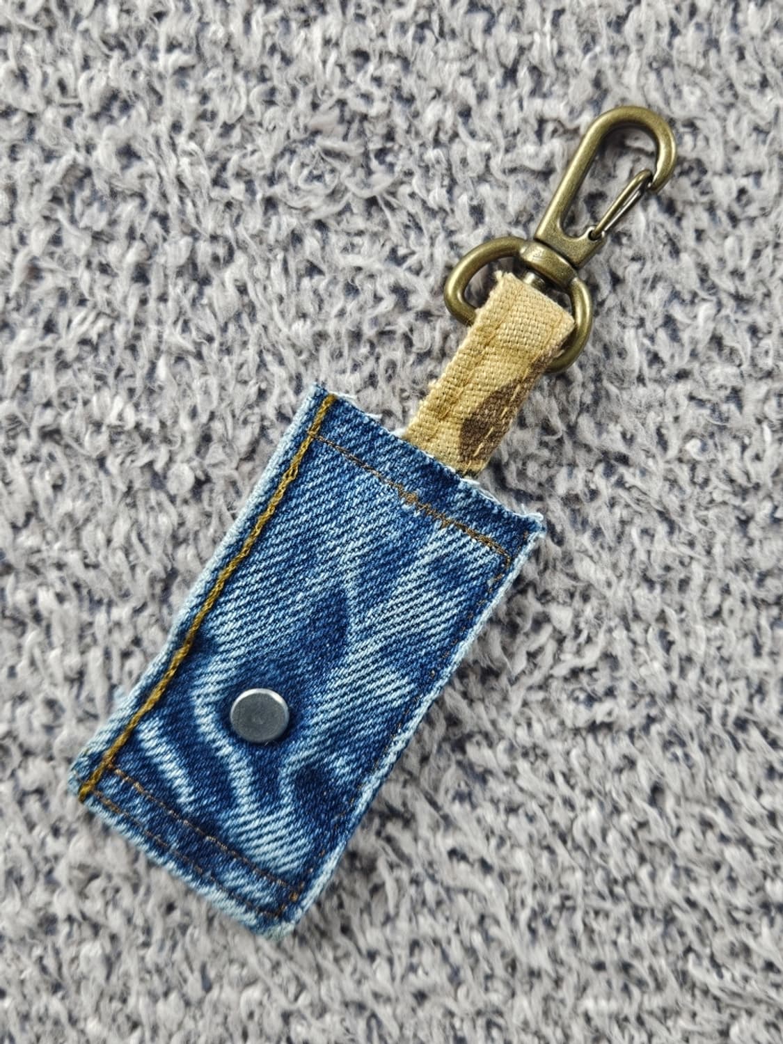 칼하트 버튼 핸드메이드 커스텀 카라비너 키링 ( OS ) / 10892 상품이미지5