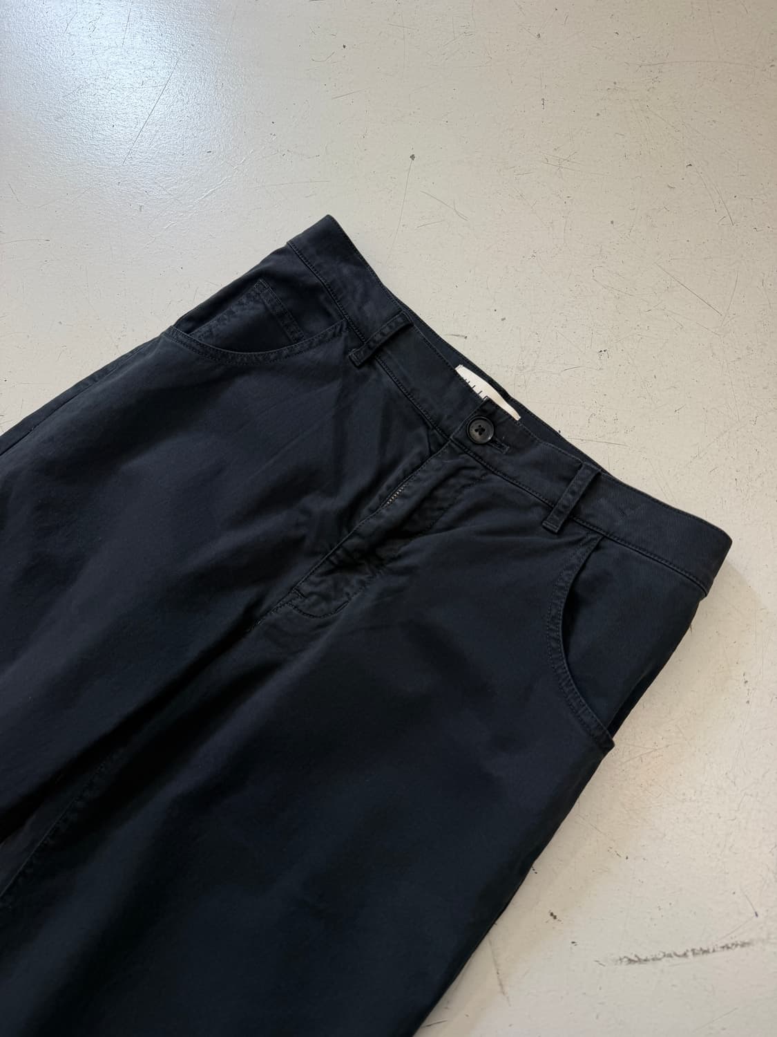 curved cotton pants  상품이미지3