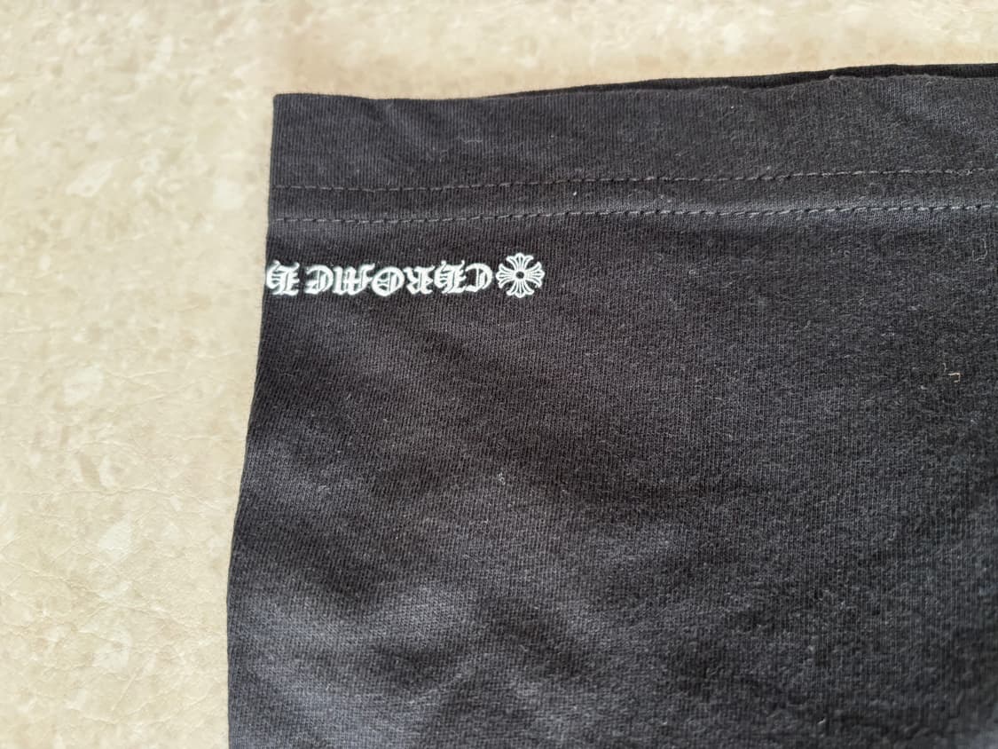 크롬하츠 스크롤라벨 반팔 xxl 상품이미지3