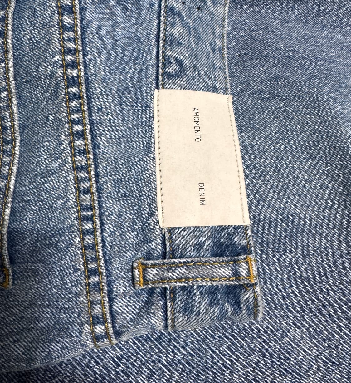 아모멘토 리사이클링 데님 m 상품이미지4