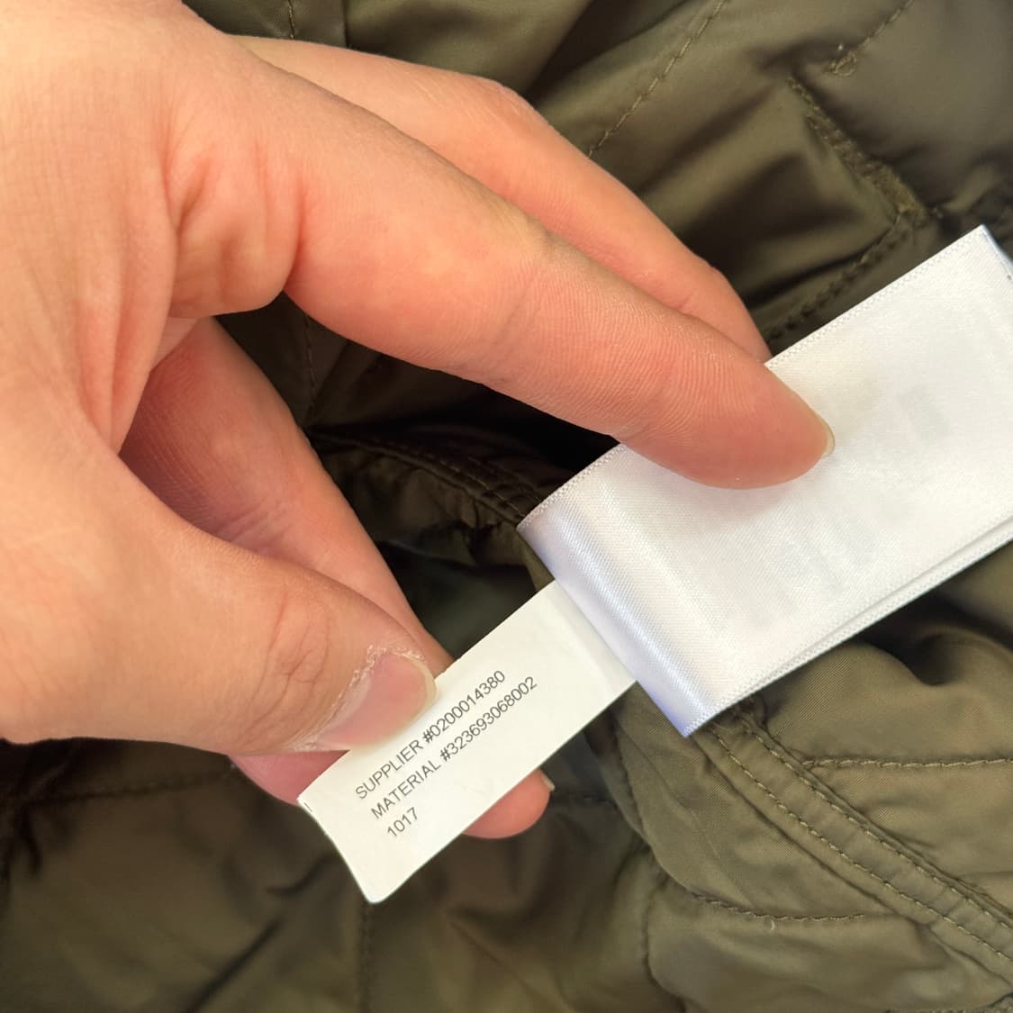 폴로랄프로렌 보이즈 카키 퀼팅 자켓 L 상품이미지6