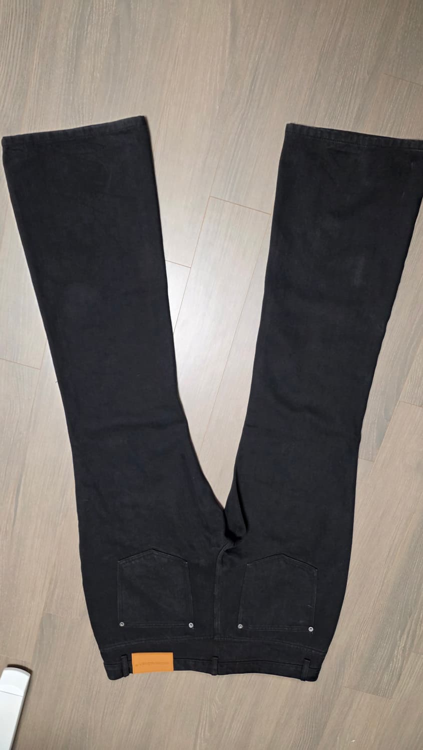 엑스트라 오디너리 플레어 팬츠 블랙 xl 상품이미지2