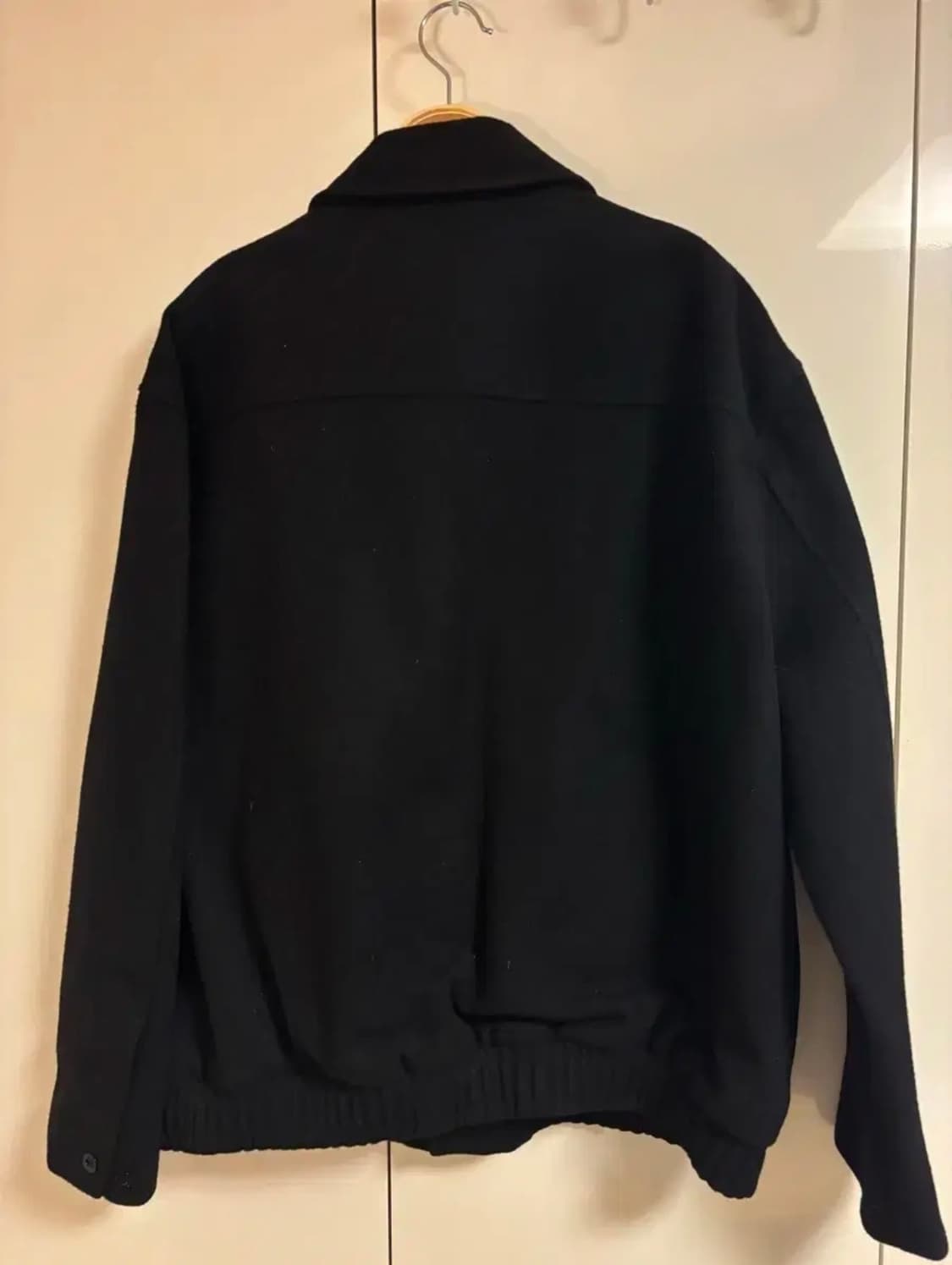 [새상품급] 포터리 멜톤 울 블루종 자켓 블랙 3사이즈 판매 상품이미지3