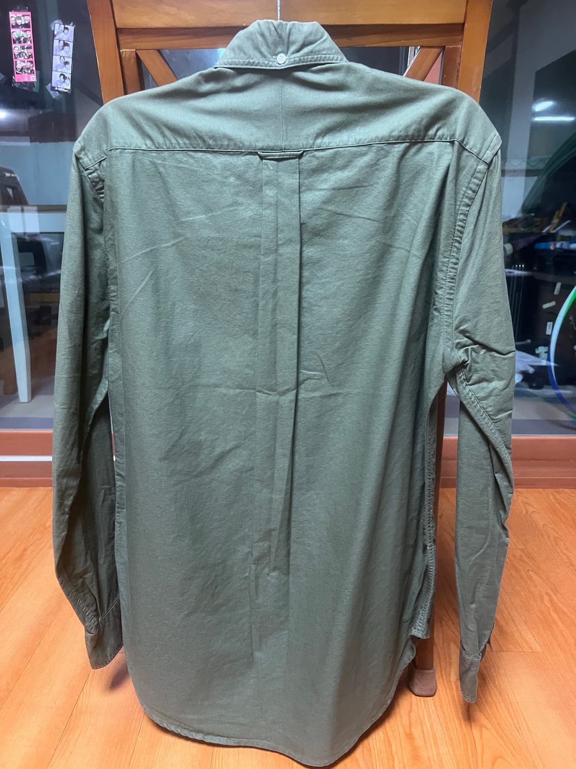 짓먼 깃먼 빈티지 올리브 옥스포드 버튼다운 셔츠 상품이미지2