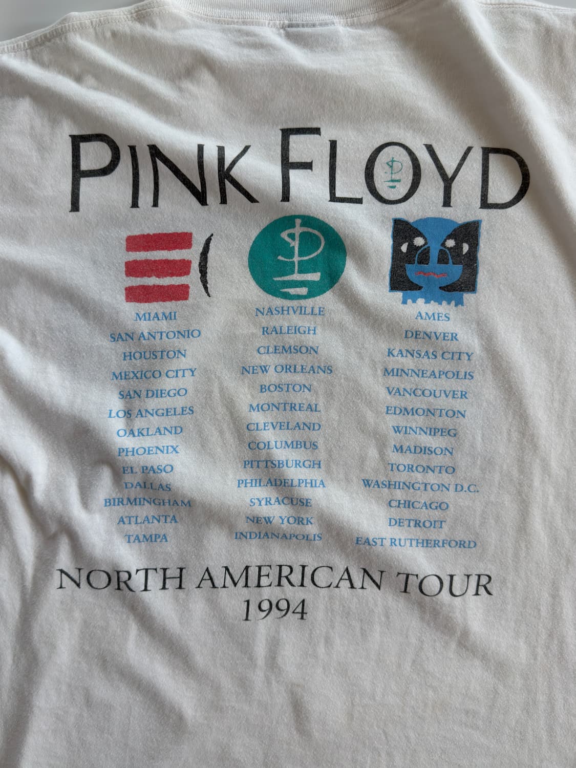 90s pink floyd 핑크플로이드 빈티지 티셔츠 상품이미지5
