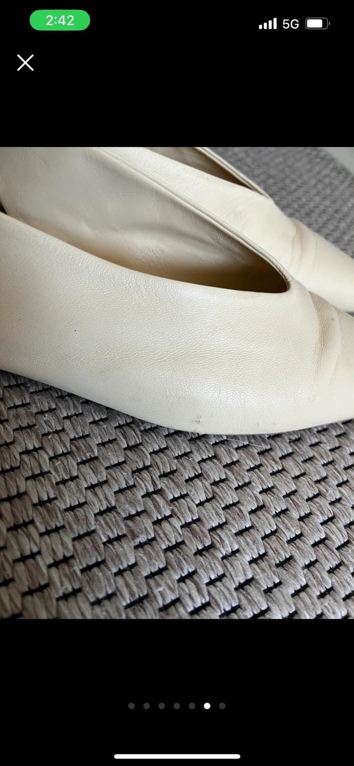 질샌더 발레리나 플랫슈즈 ecru 36 상품이미지5