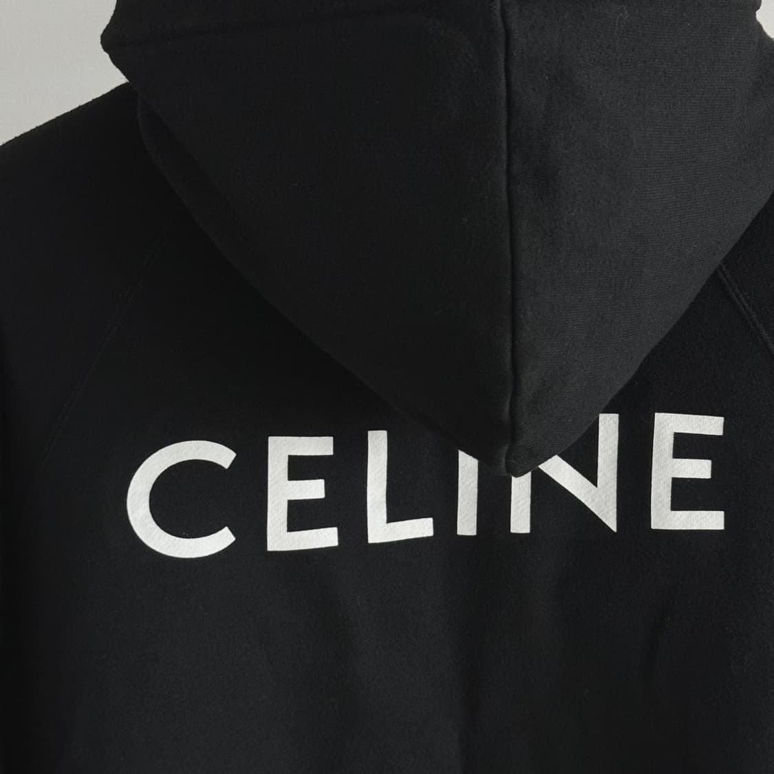 [새상품급/L] 셀린느 백로고 후드 블랙 여성 L 상품이미지10