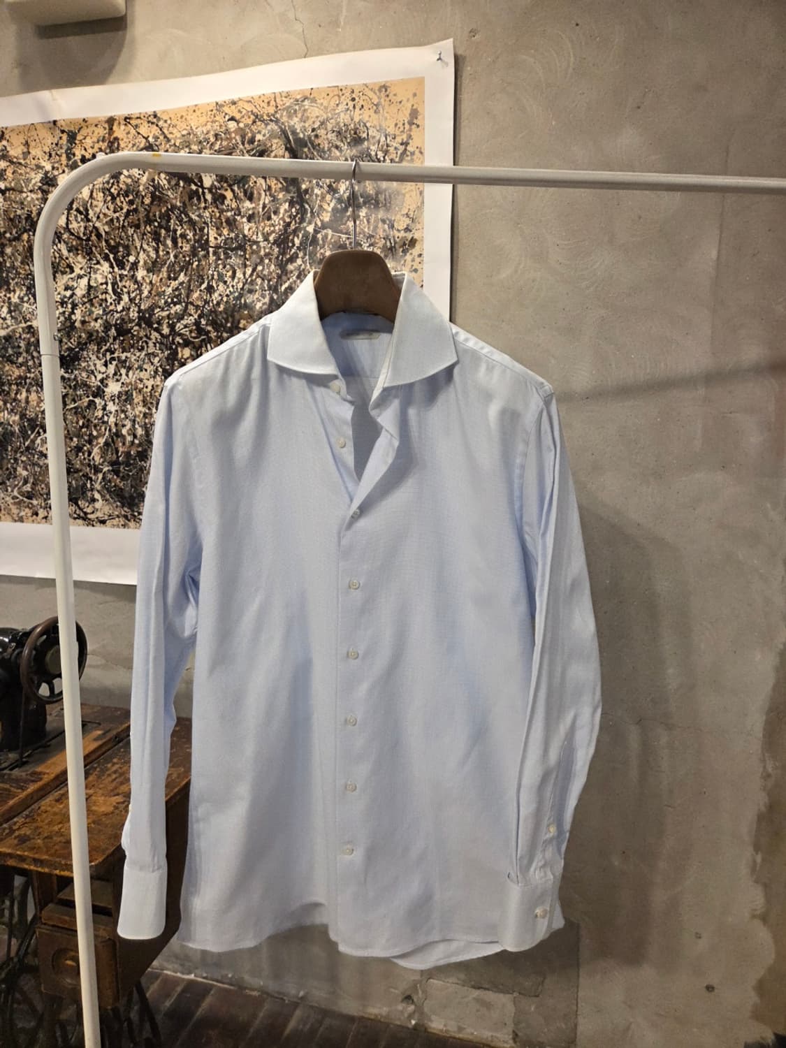 수트서플라이 와이드스프레드칼라 셔츠 상품이미지8