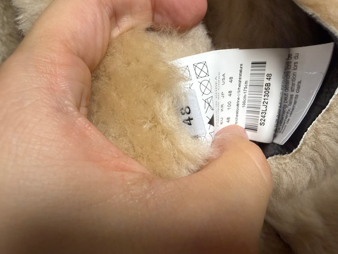 솔리드옴므 무스탕 24fw (48size) 상품이미지5