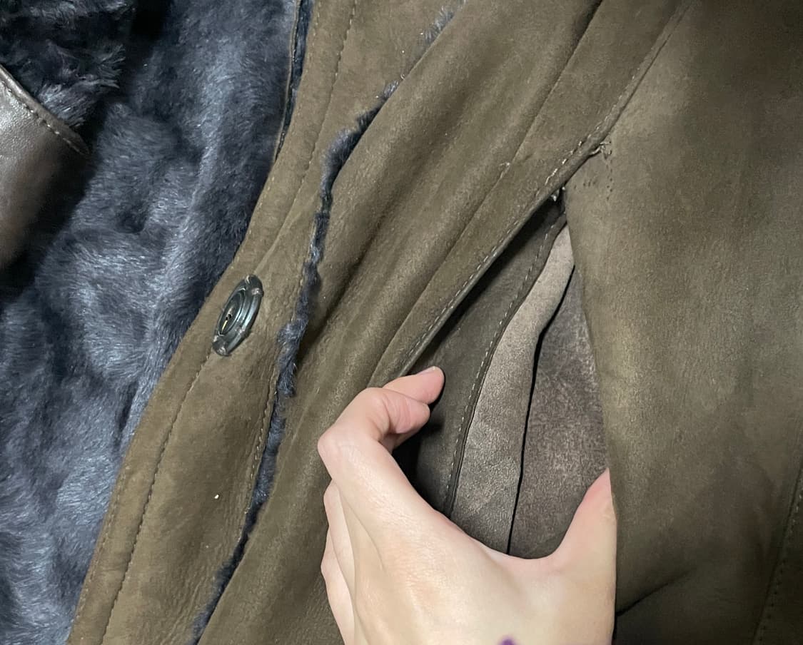 가죽코트 안감퍼  상품이미지7