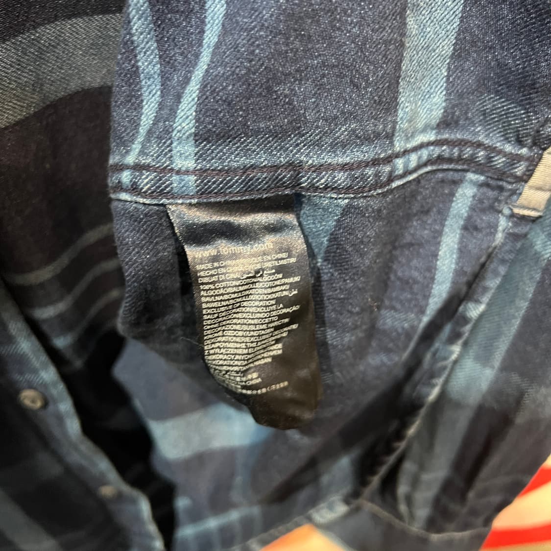 타미힐피거 체크 셔츠 상품이미지4