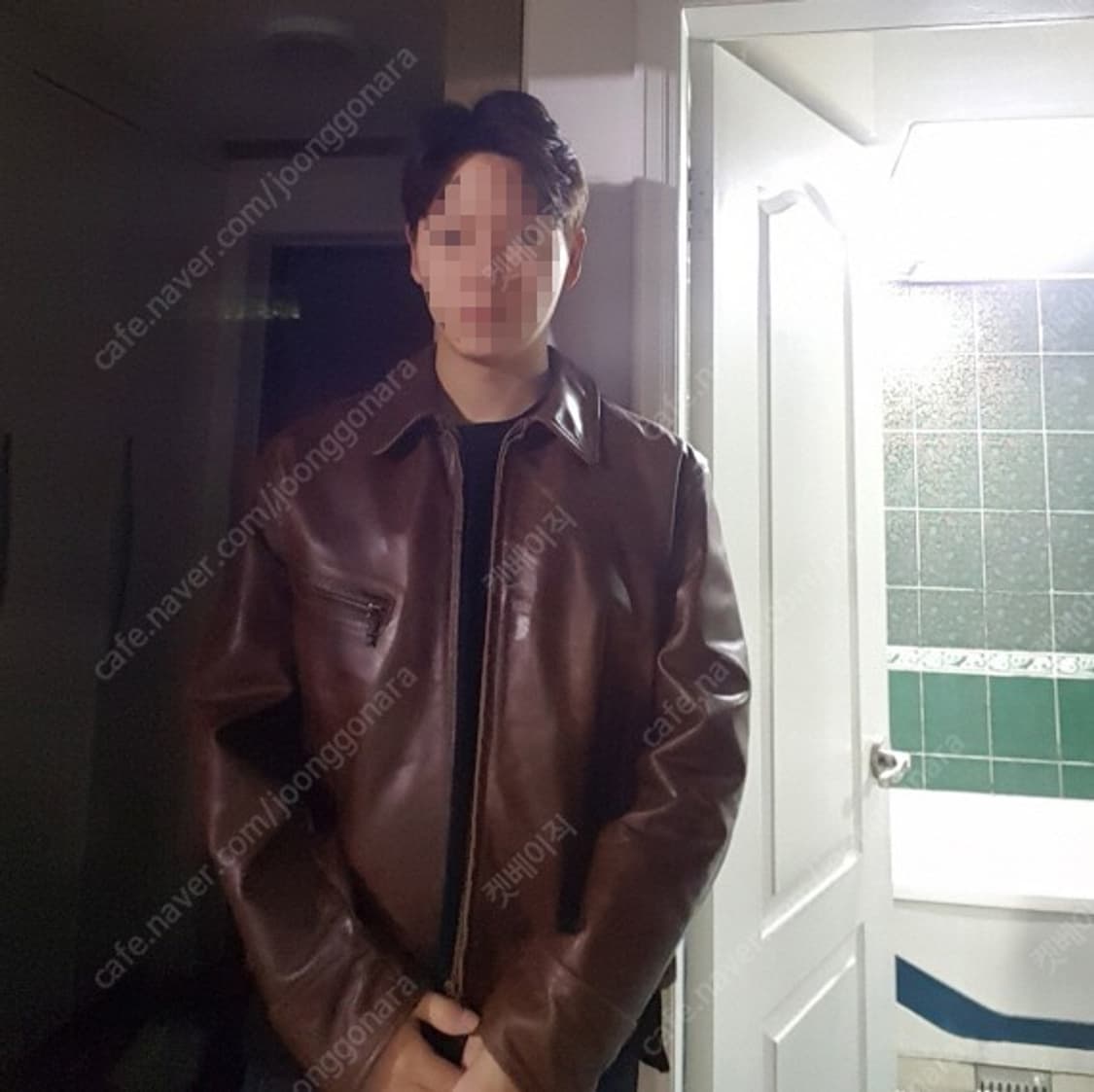 에어로레더 하프벨트 크롬악셀 호스하이드말가죽 레더자켓38아메카지워크웨어 상품이미지8