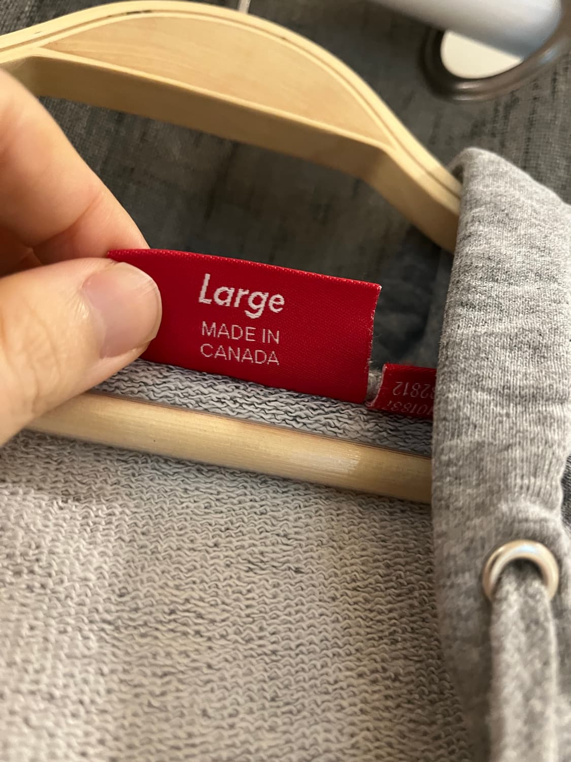 SUPREME 15SS Foil logo 후드 집업 Large 상품이미지5