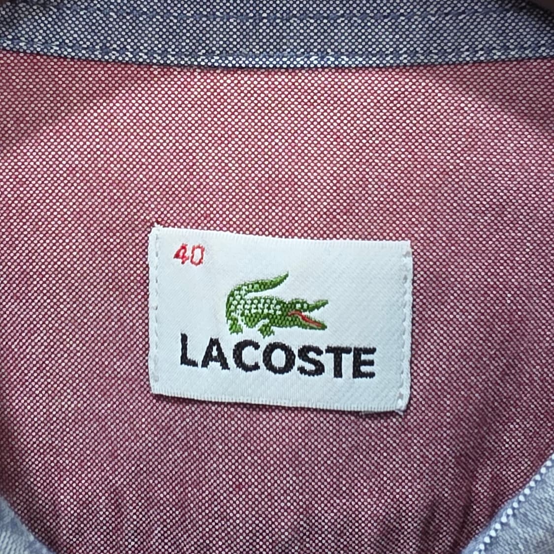 라코스테 스트라이프 셔츠- 40 상품이미지6